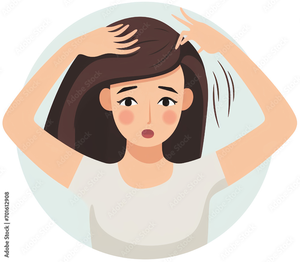 Obraz premium 여성탈모