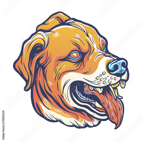 illustration of a zombie dog