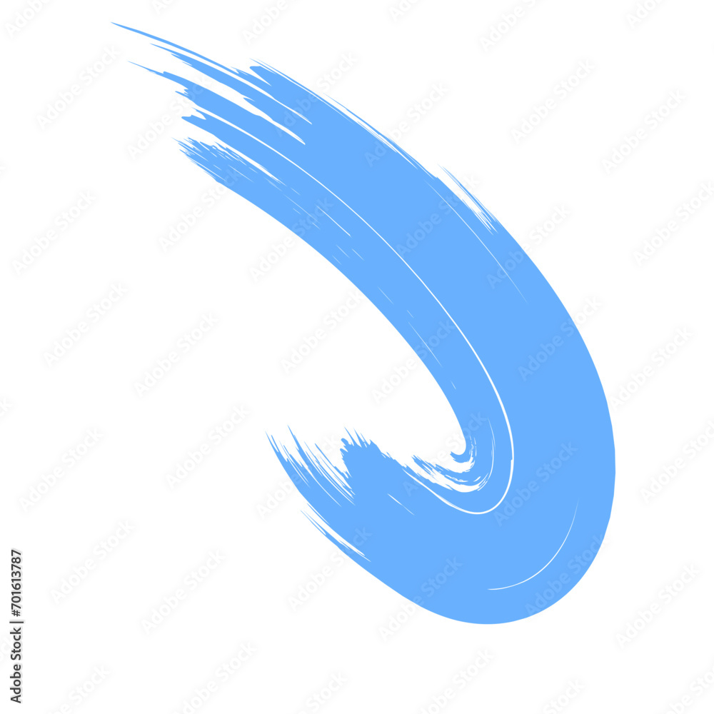 Obraz premium Colored Abstract Grunge Paint Brush Stroke Design Element