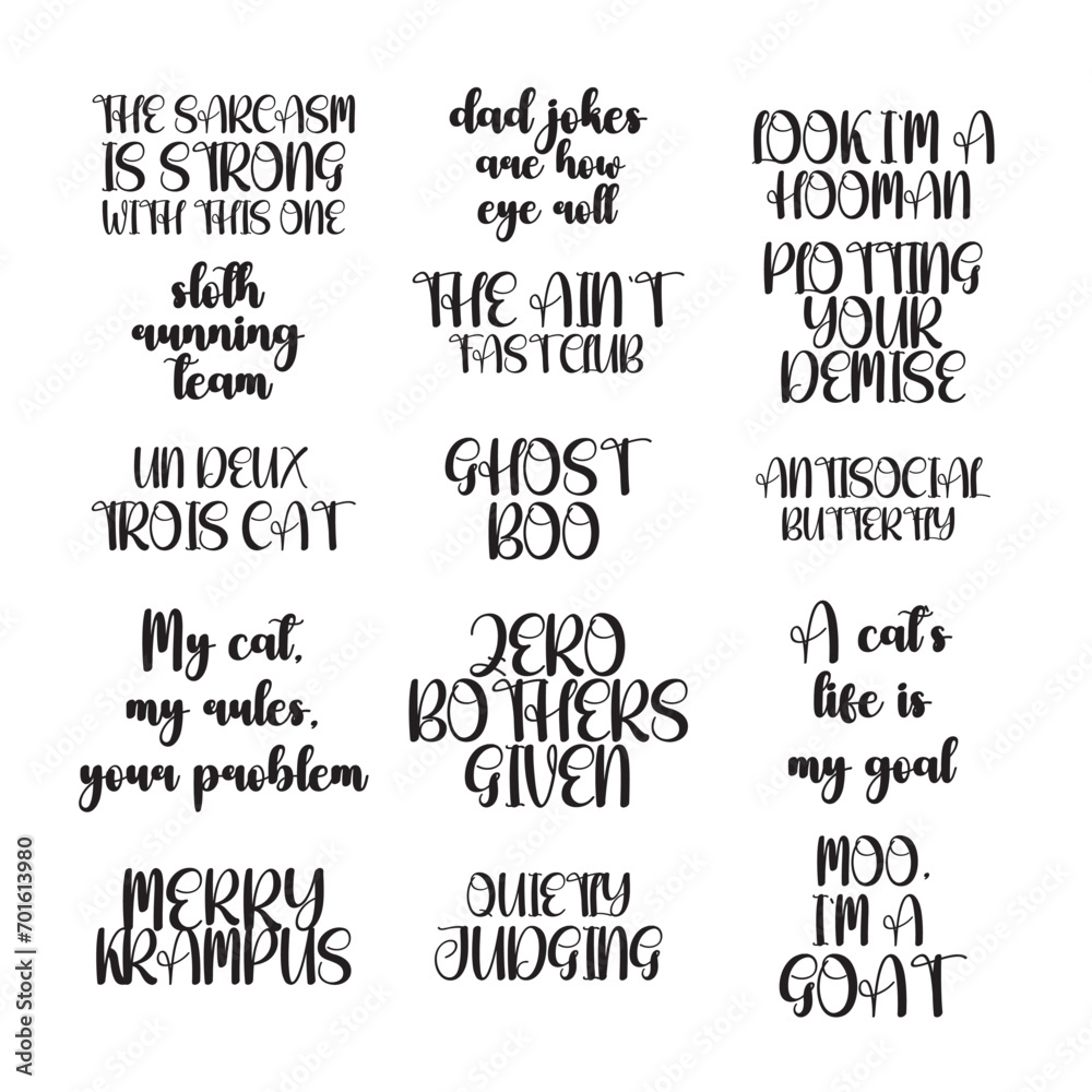 Obraz premium Motivational quote apparel and Typography T-Shirt Quote Design