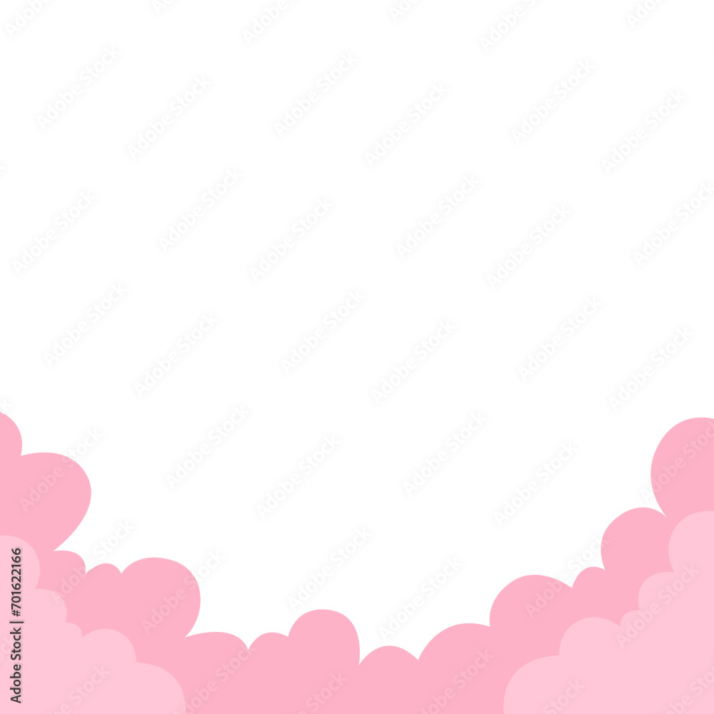 Valentine Cloud Footer