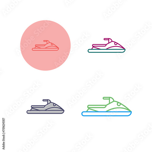 Jet Ski Vector Icon