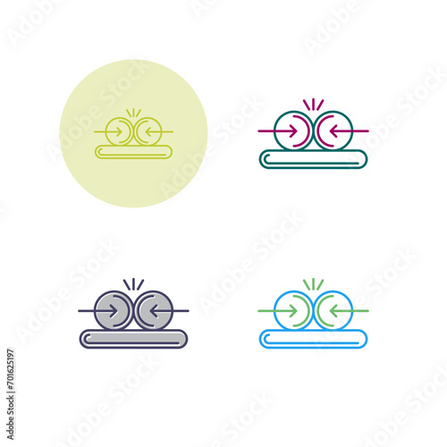 Collision Vector Icon