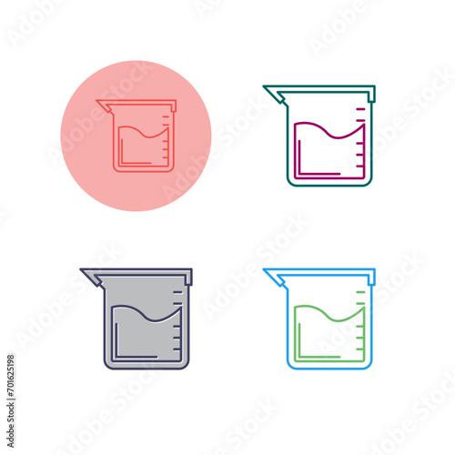 Beaker Vector Icon