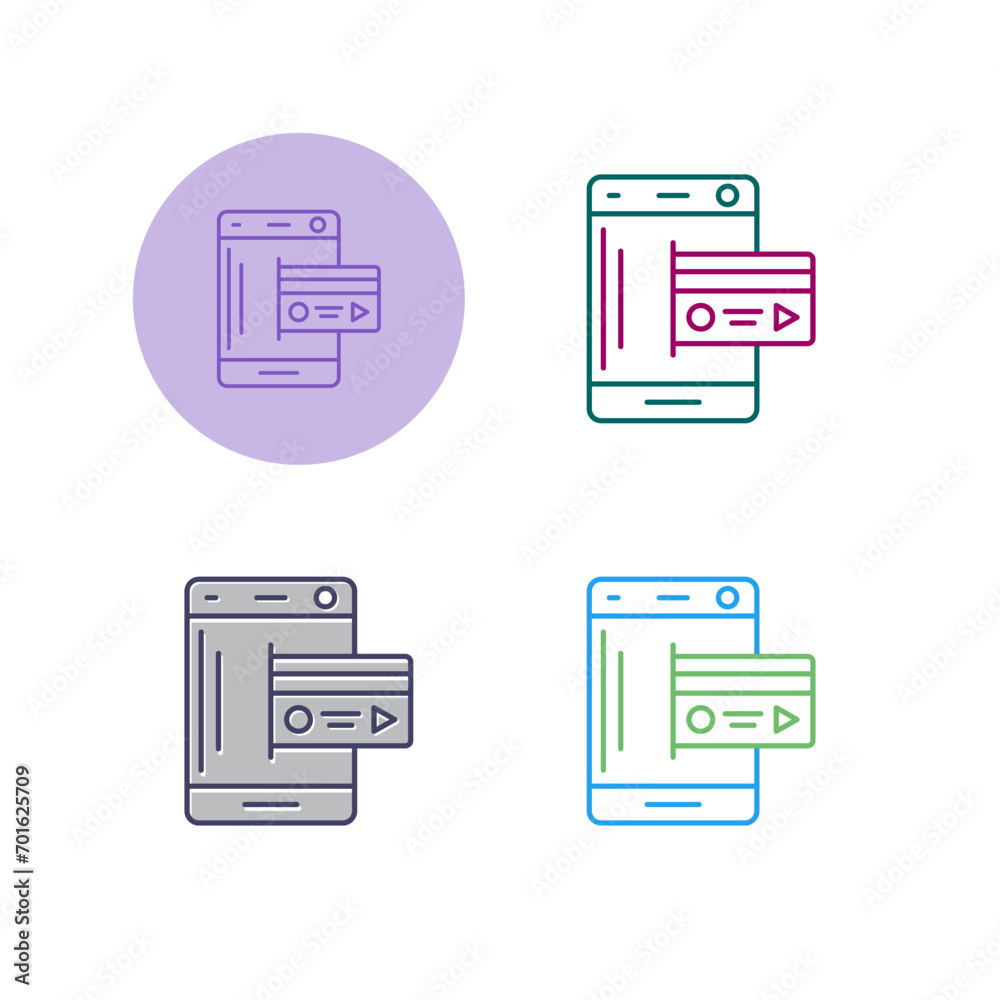 Mobile Money Vector Icon Mobile Money Vector Icon