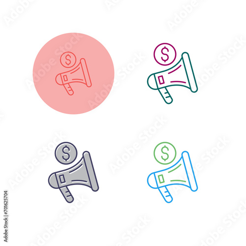 Sponsorship Vector Icon