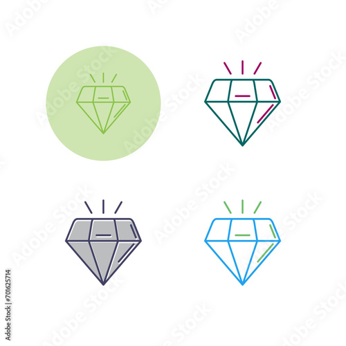 Diamond Vector Icon