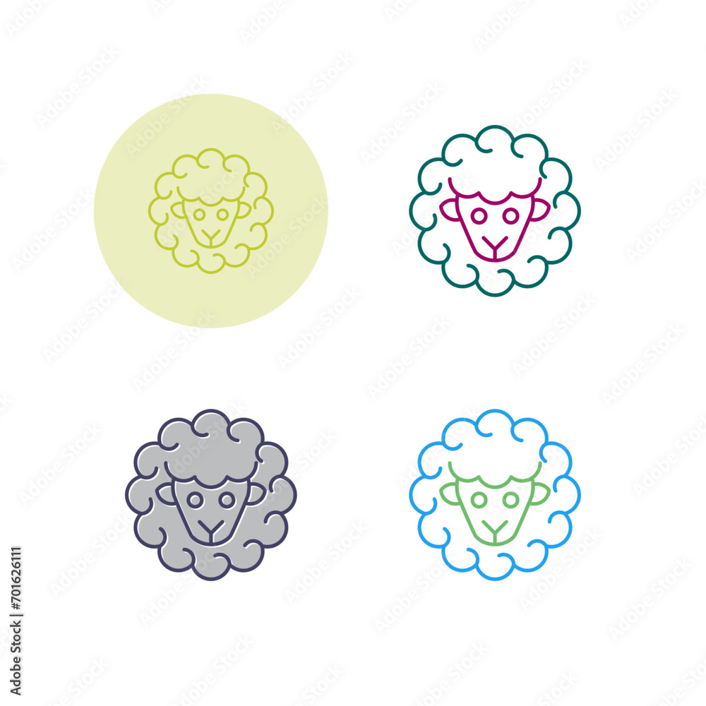 Sheep Vector Icon Sheep Vector Icon