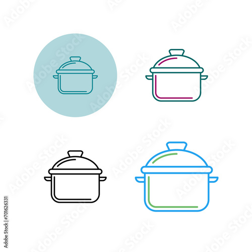 Cooking Pot Vector Icon