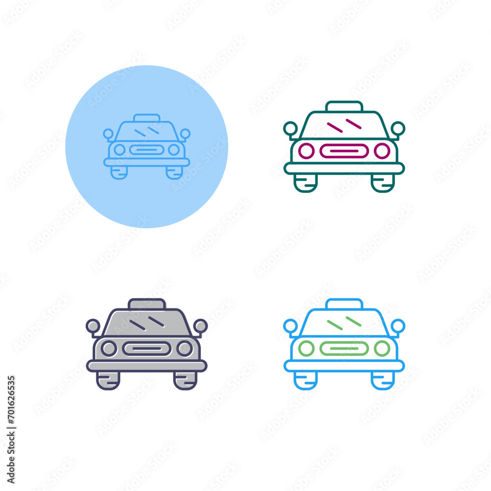 Taxi Vector Icon Taxi Vector Icon