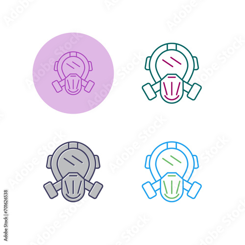 Gas Mask Vector Icon