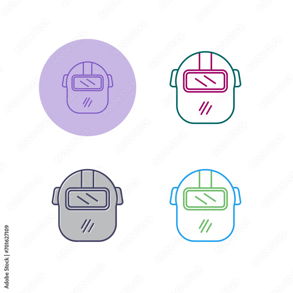 Welding Mask Vector Icon