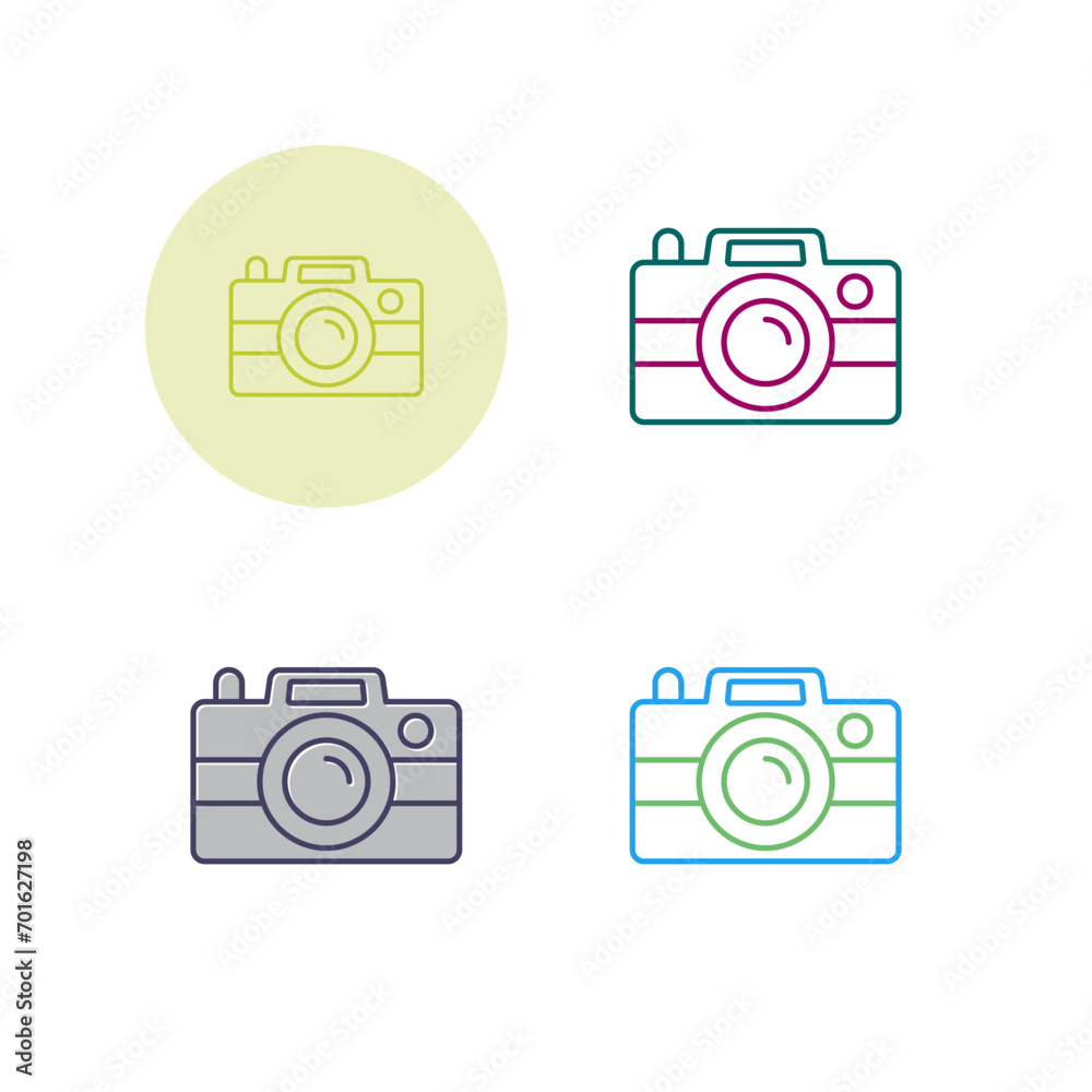 Photo Camera Vector Icon Photo Camera Vector Icon