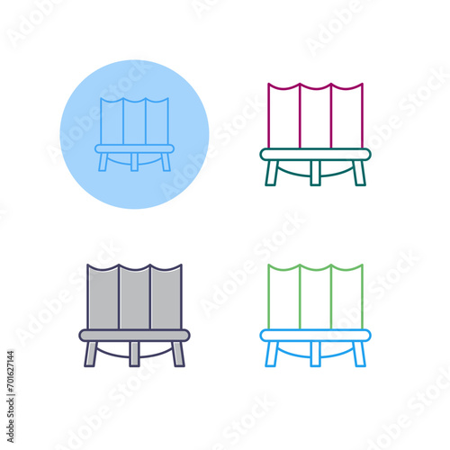 Trampoline Vector Icon