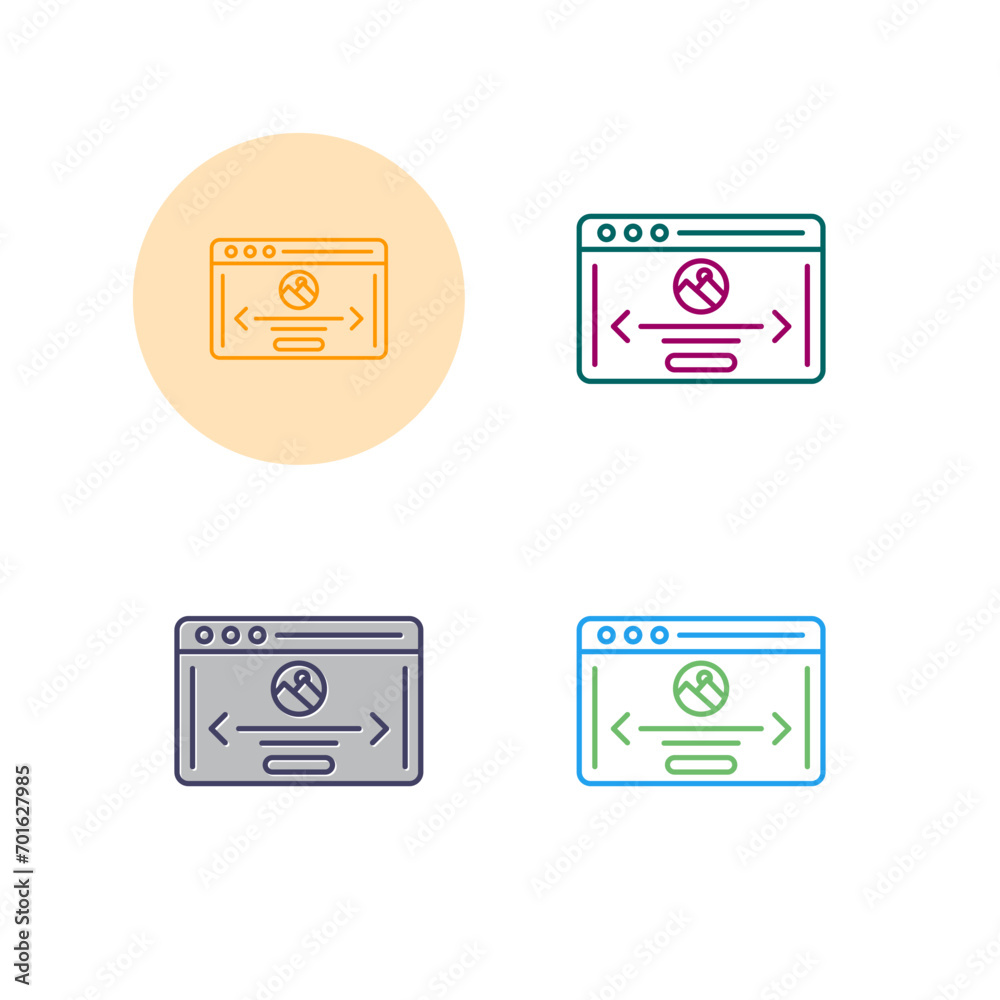 Window Page Vector Icon