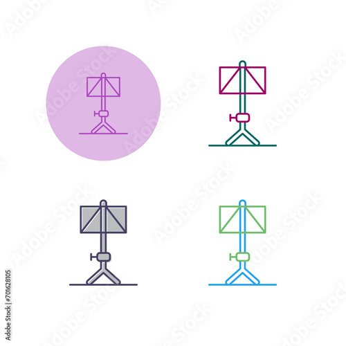 Music Stand Vector Icon