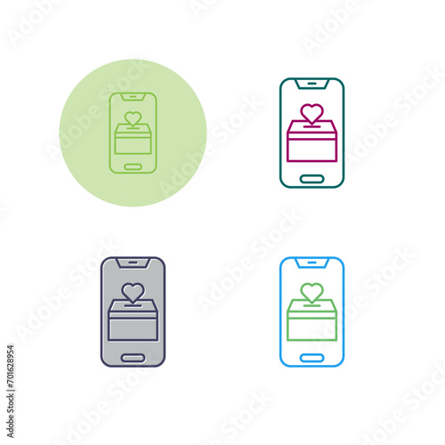 Online Donation Vector Icon