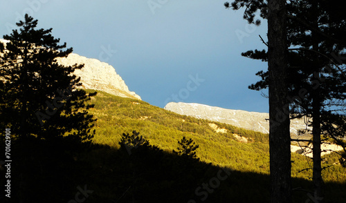 beautiful nature and beautiful mountains