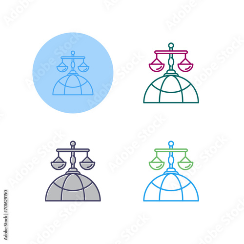 International Law Vector Icon