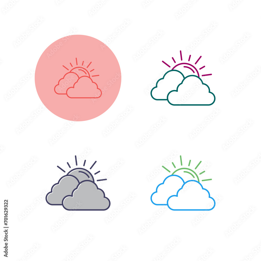 Obraz premium Cloud Vector Icon