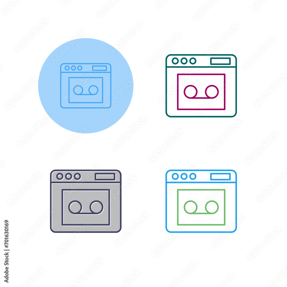 Audio Recorder Vector Icon Audio Recorder Vector Icon