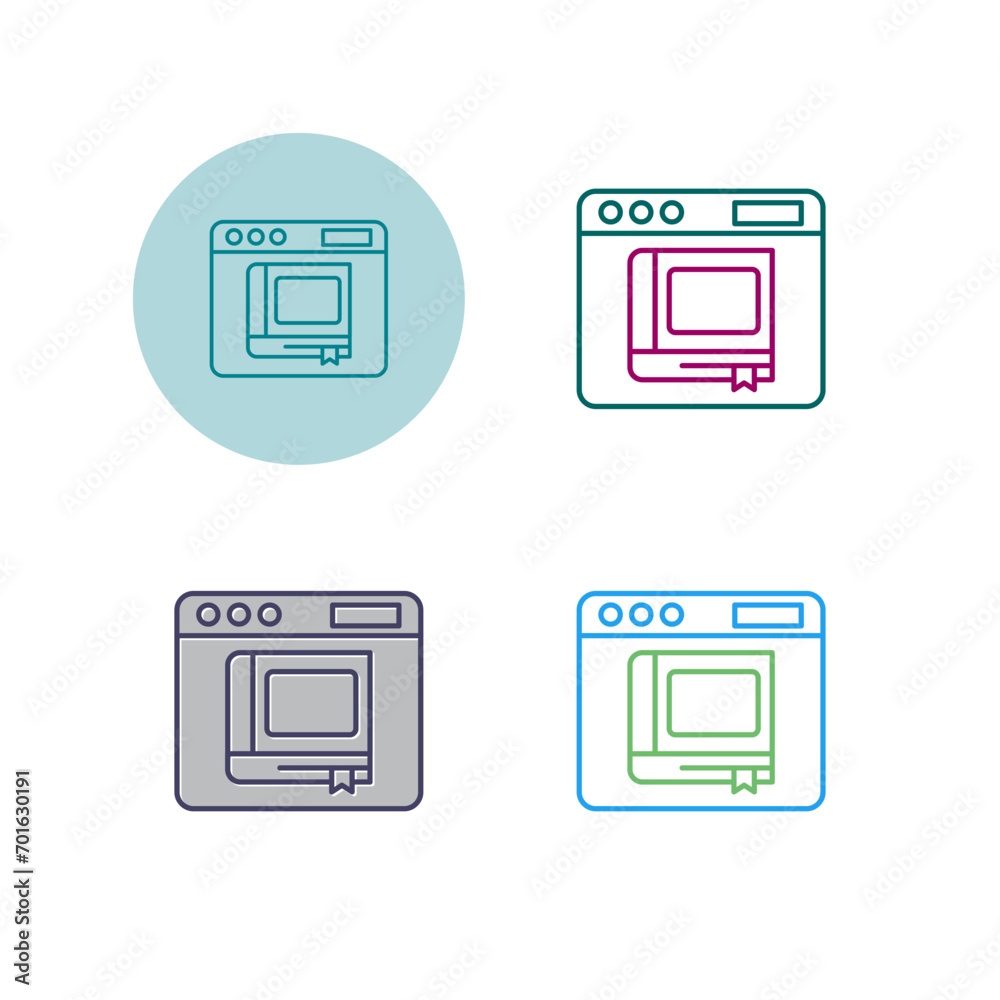 Ebook Vector Icon Ebook Vector Icon