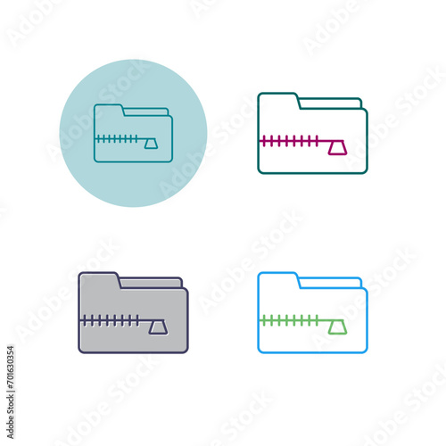 Zip File Vector Icon