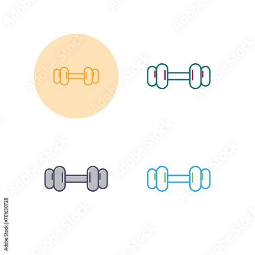 Dumbbells Vector Icon