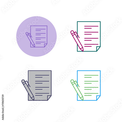 Write Vector Icon