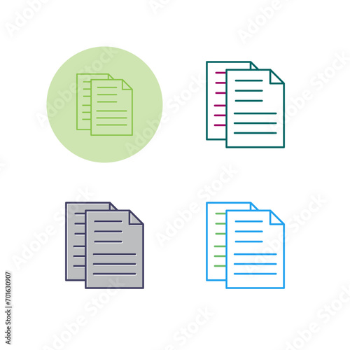 Files Vector Icon