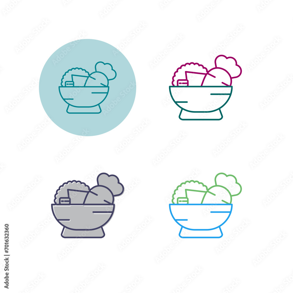 Fototapeta premium Salad Vector Icon