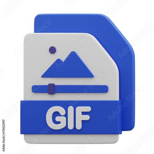 File Format GIF 3D Icon