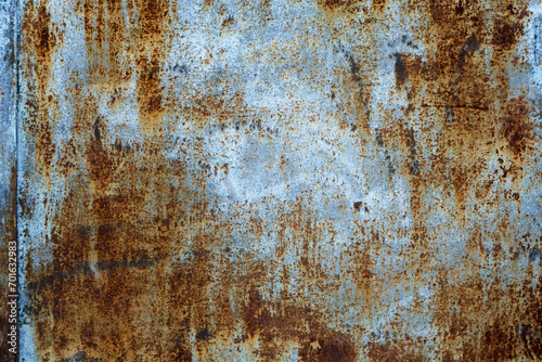 Grunge of rusty metal texture, rust and oxidized metal background. An old metal