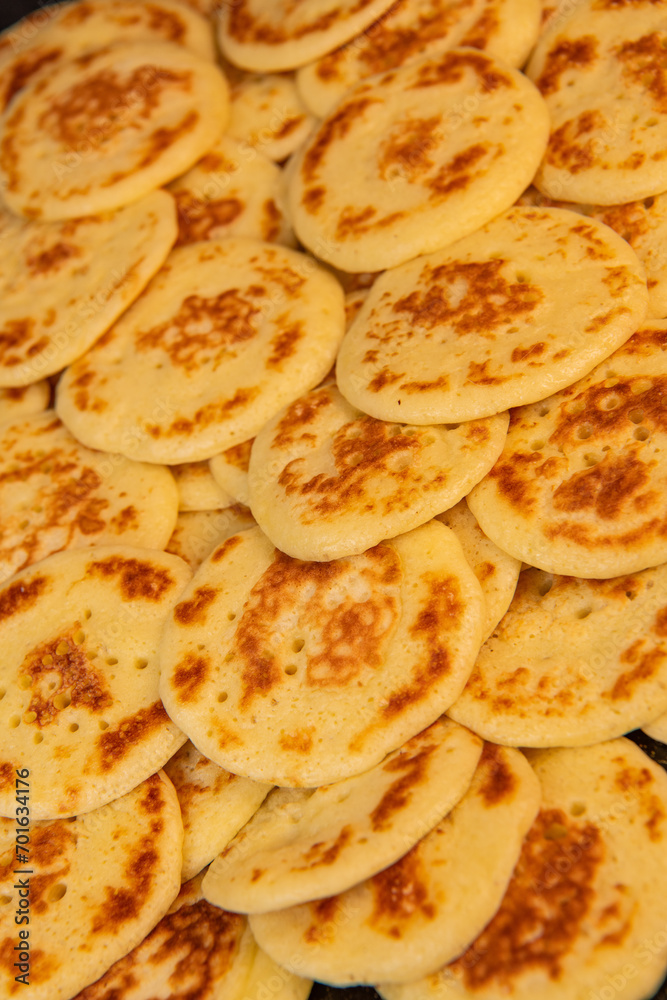 Close up Cocktail Blinis or mini blinis, High quality photo Close up Cocktail Blinis or mini blinis, High quality photo