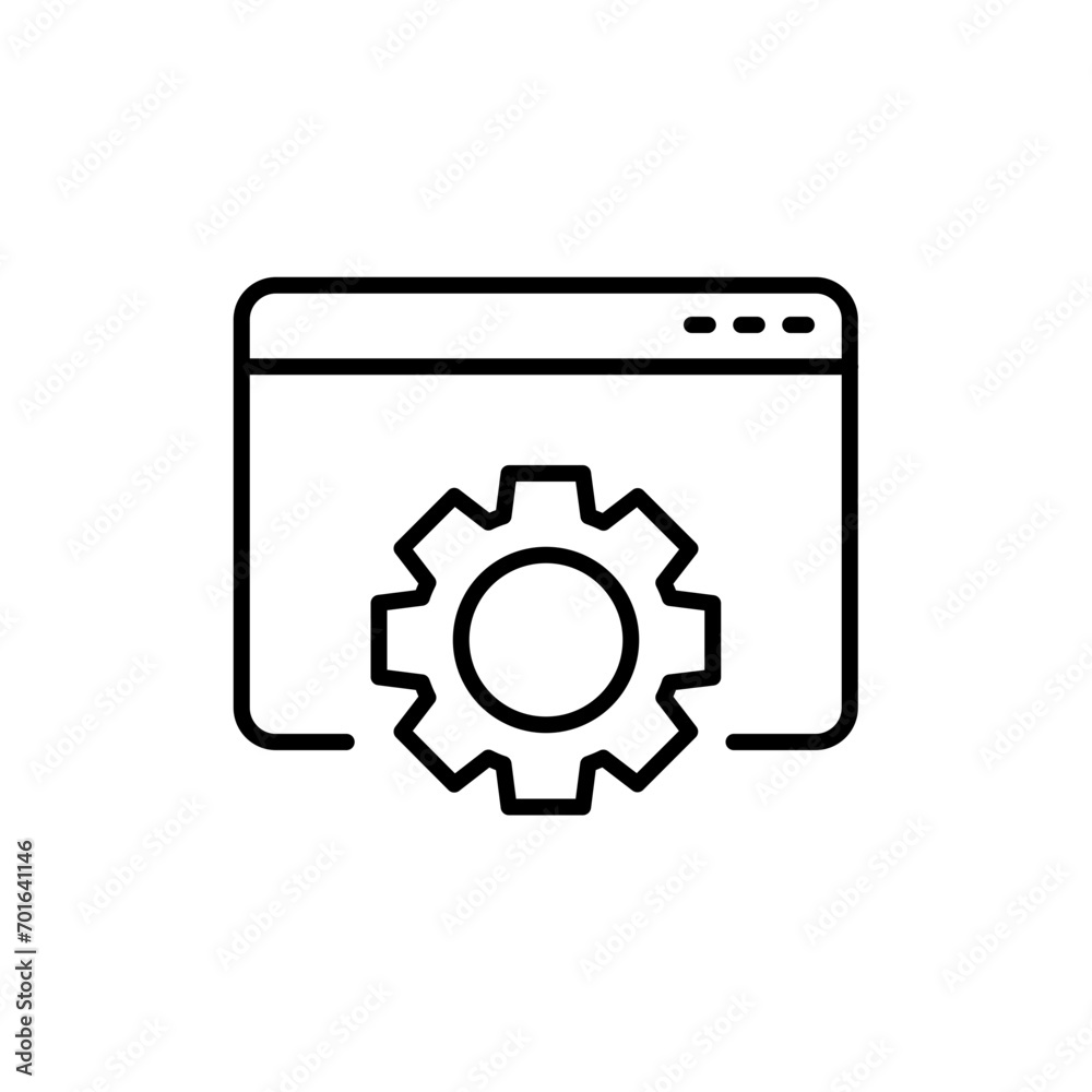Web management outline icons, minimalist vector illustration ,simple transparent graphic element .Isolated on white background Web management outline icons, minimalist vector illustration ,simple transparent graphic element .Isolated on white background