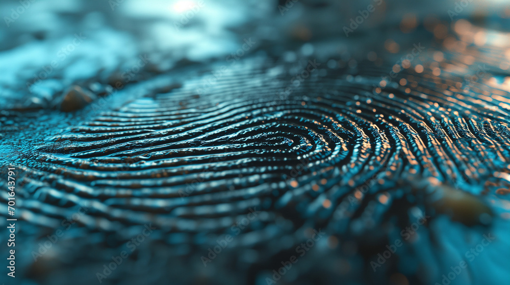 background, a close-up view of a fingerprint pattern with a blue hue, highlighting the intricate lines and ridges. The fingerprint lines are prominently displayed, showcasing their unique patterns. background, a close-up view of a fingerprint pattern with a blue hue, highlighting the intricate lines and ridges. The fingerprint lines are prominently displayed, showcasing their unique patterns.