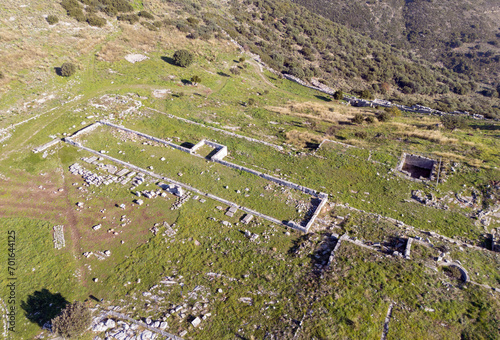 The agora of new Pleuron (Plevrona), in ancient Aetolia, Greece photo