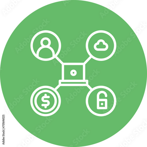 Gig Economy Line Icon