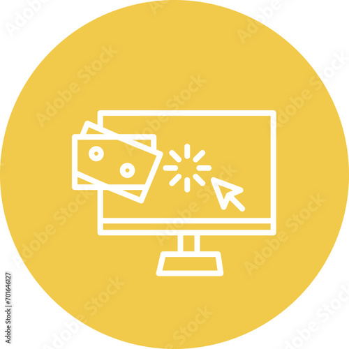 Freelancing Line Icon