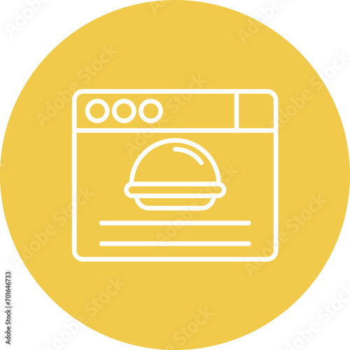 Food Blog Line Icon