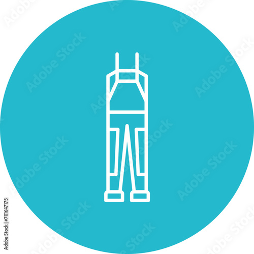 Waders Line Icon