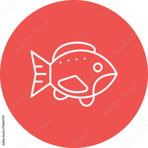 Trout Line Icon
