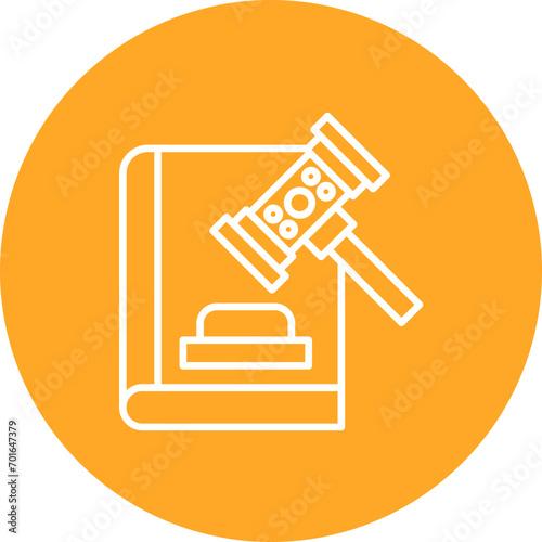 Lawmaking Line Icon