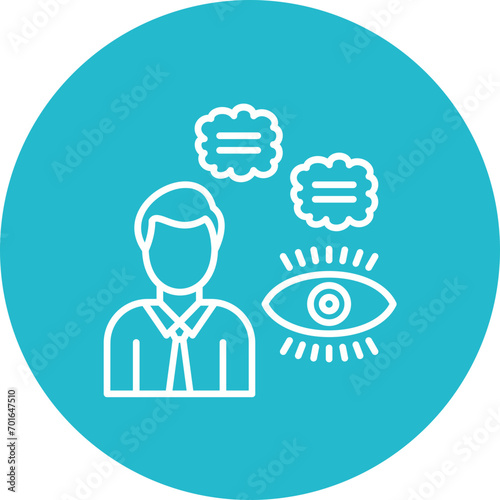 Testimony Line Icon