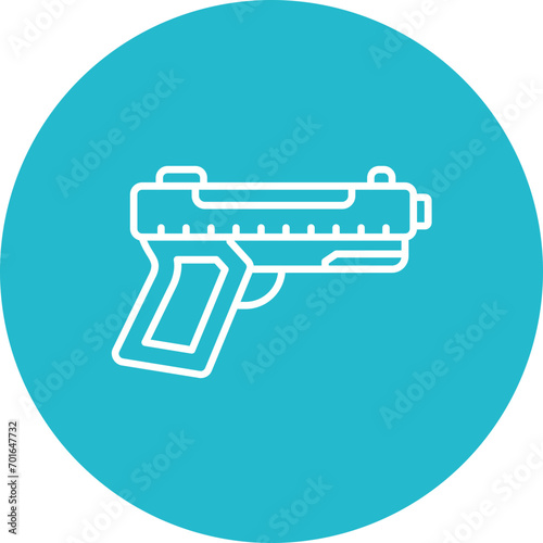 Firearm Line Icon