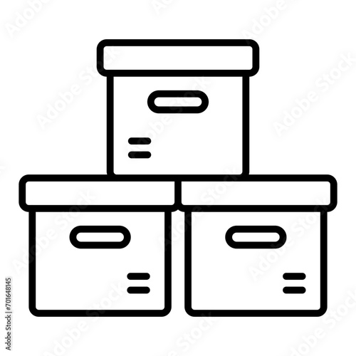 Boxes Icon