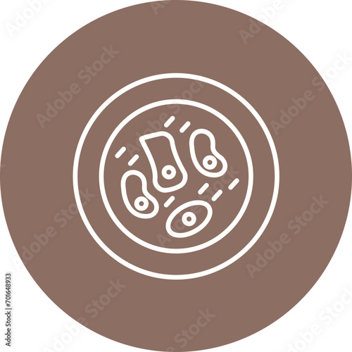 Skin Cell Line Icon