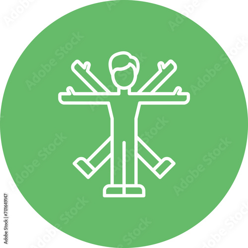 Ergonomic Line Icon