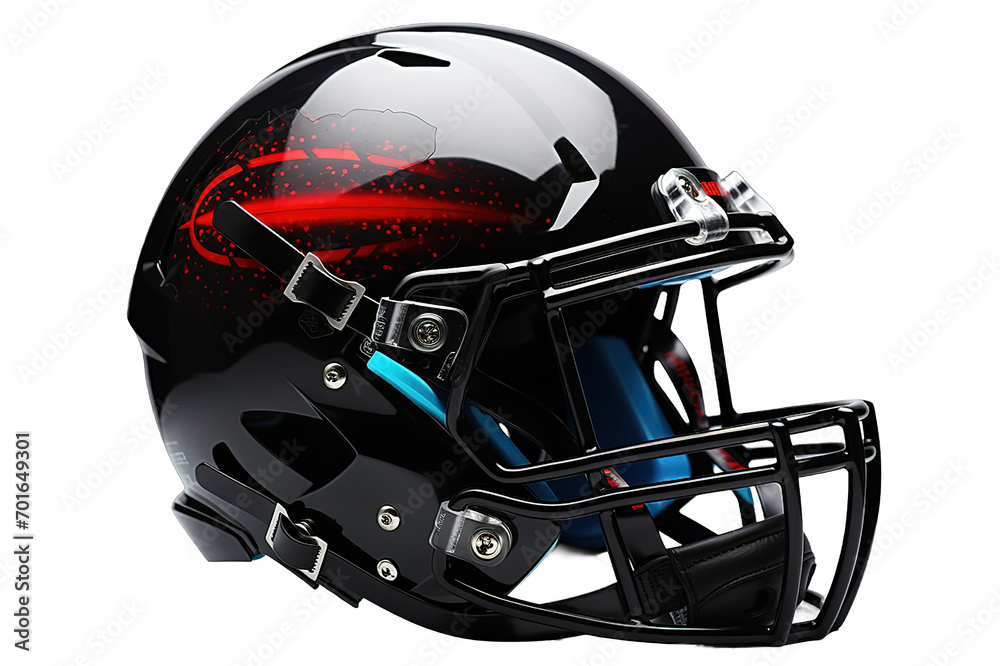 Rugby helmet isolated on PNG Background. Generative Ai. Rugby helmet isolated on PNG Background. Generative Ai.