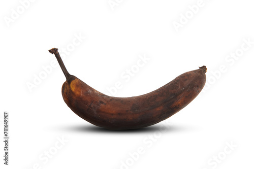 The banana is spoiling and has turned brown in color